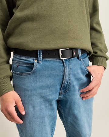 Tommy Hilfiger KIDS LEATHER BELT Musta Vyöt Unisex - Kids Brand Store