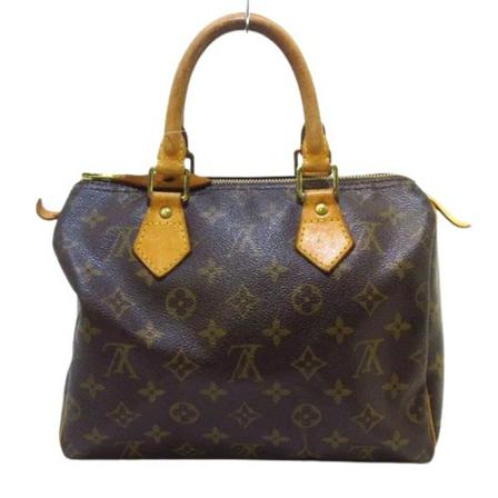 Louis Vuitton Vintage, Pre-owned Speedy 25 Monogram Handbag Bruin, Dames, Maat:ONE Size