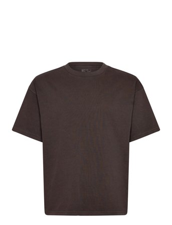 Weekday Great Boxy Heavyweight T-Shirt - Brown - S
