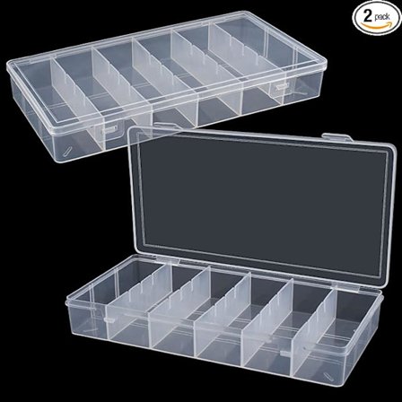 Genomskinlig plastförvaringslåda kosmetiska verktygsförvaringslåda smink