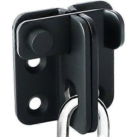 Vippelås Portlåse Skydebolt Lås Sikkerhedsdørlås Fangst til Lade Skab DDO