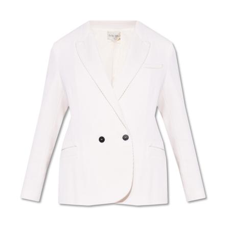 Forte Forte - Blazer - Vit - Dam - Storlek: S, Dam, Storlek: S