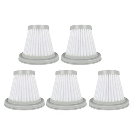 5 stk. HEPA-filter til Deerma Dx118c Dx128c støvsuger, reservedele, tilbehør
