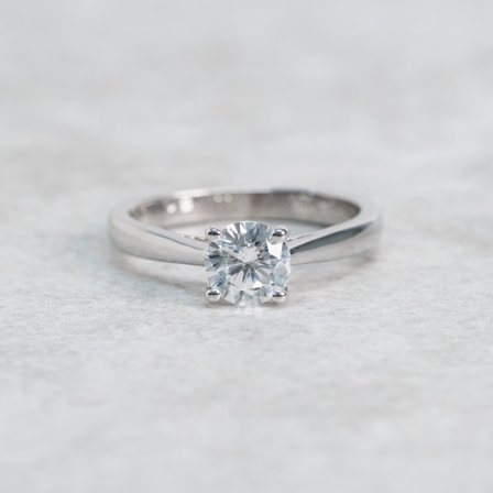 Förlovningsring Vallmo, 18K Vitguld : 1 Carat - Förlovning- och vigselringar