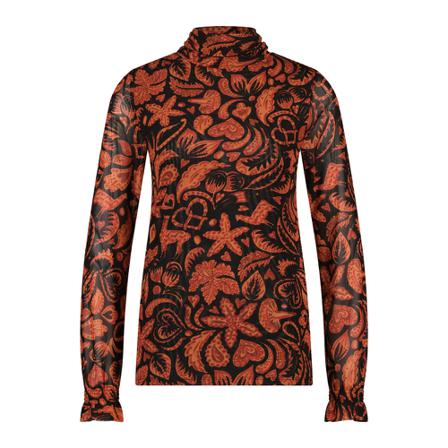 Fabienne Chapot, Long Sleeve Tops Oranje, Dames, Maat:M