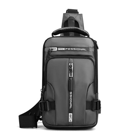 Sling Crossbody Bag Axel Ryggsäck GRÅ - spot sales