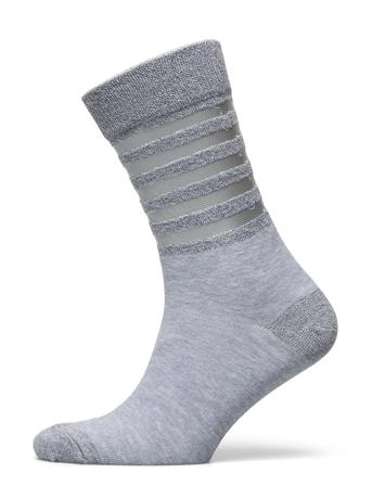 Decoy Ankle Sock Transp Stripe Grey Decoy