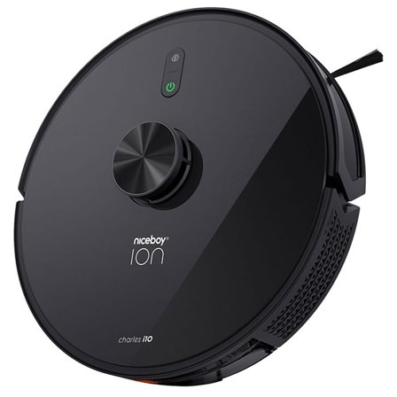 Niceboy ION Charles i10 Robot Vacuum Cleaner & Mop Sort, Tøj & Bolig, Elektronik, Øvrig
