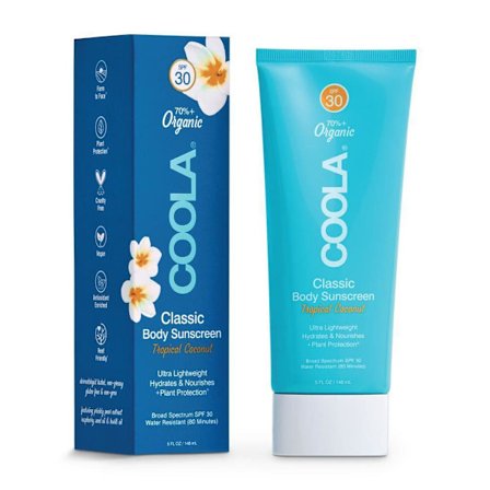 COOLA Classic Body Organic Sunscreen Lotion SPF 30 Tropical Coco