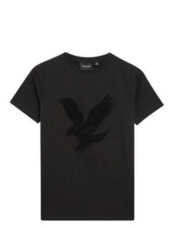 Lyle & Scott Towelling Eagle T-Shirt Svart