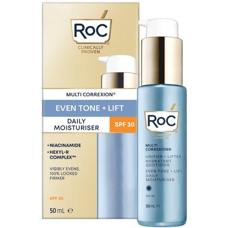 ROC Multi Correxion Even Tone + Lift Idratante Viso con SPF30 50ml - Crema viso giorno lifting