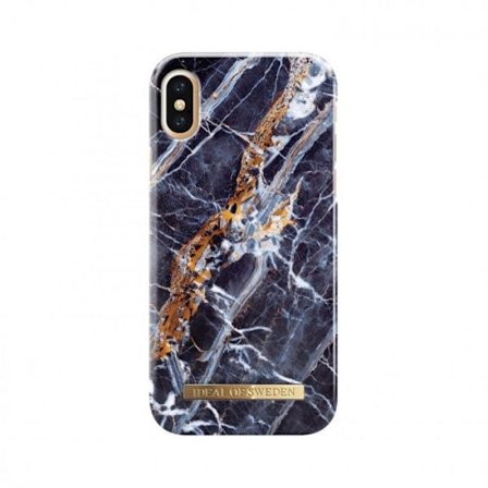 iPhone X/XS iDeal of Sweden Skal - Midnight Blue Marble