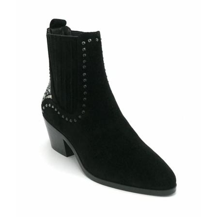 Liu Jo, Cowboy Boots Zwart, Dames, Maat:37 EU