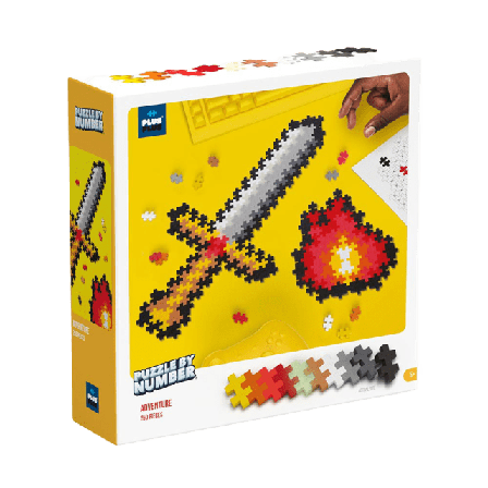 PLUS Puzzle By Number Adventure 250pcs Skapa & pyssla Unisex ONESIZE