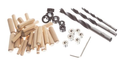 PELA 489254 Träpluggsats 46 delar, Infästning