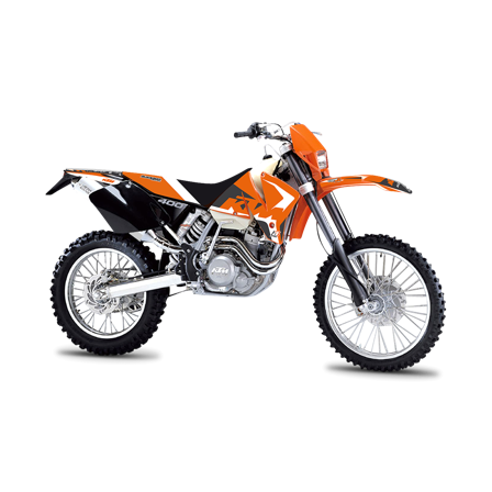 Complete Stickerset + Zadelovertrek Blackbird Dream 4 Oranje-Wit-Zwart - KTM 520 EXC 2000-2000