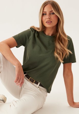 SELECTED-Slfessentail Boxy Tee-XL