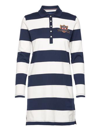 D1. Banner Shield Polo Dress Dresses T-shirt Dresses Navy GANT