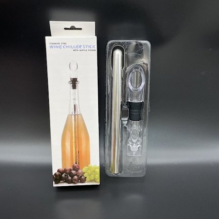 Vinkjøler, Vinflaskekjøler, Rustfritt Stål Vinkjølerpinne For Bar, Fest, Bbq, Bryllup