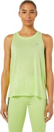 Asics Women's Race Tank Women Short sleeved fitness sweater Green L