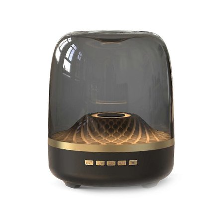 Ljudlåda Bluetooth Subwoofer Färgglatt Glas Hem Hög Volym Trådlös Datorhögtalare Publikhögtalare_Supergåva
