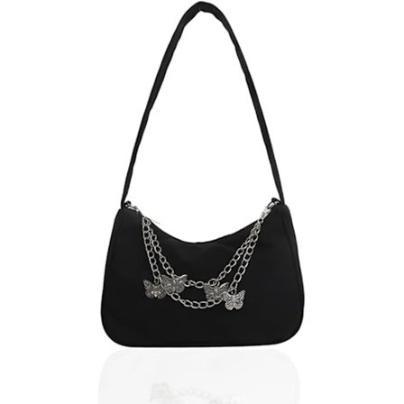 Damväska, Liten Retro Axelremsväska, Vintage Handväska, 90-tals Väska, Modeväskor Estetisk Handväska, Liten Clutch Underarmväska