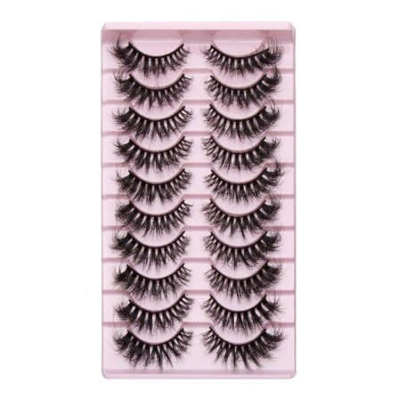 10 par lösögonfransar Cat Eye Fransar