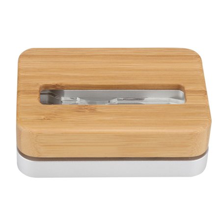 Samdi Skrivbordsladdningsstation för Mobiltelefon Kompatibel med iPhone 6S 6 Plus 7 Plus 8 X i Silver