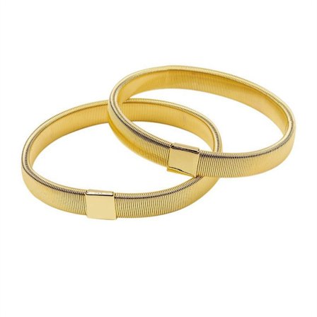 2stk Metal Arm Bands Skjorte Ermeholdere GULL 2STK 2STK