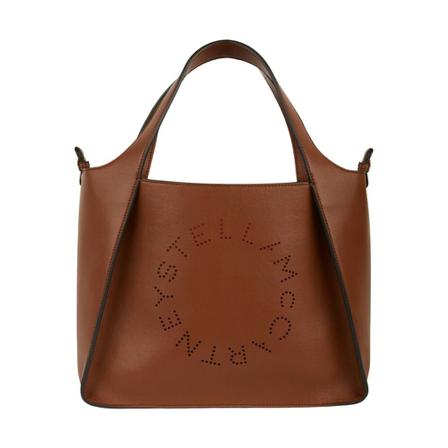 Stella McCartney Stella Logo Shoulder Tas , Bruin , Dames , Maat: ONE Size Shoppers