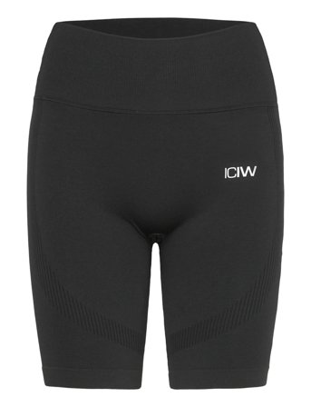 ICANIWILL Soft Seamless Biker Shorts W - Black - M