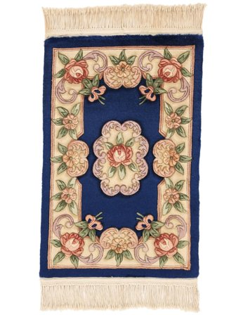 Oriental China 90 Line Rug 60X90 Brown/Black Wool, China