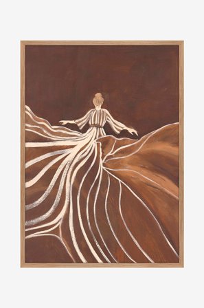 Malerifabrikken - Billede Gorgeous, Eg ramme - Brun - Billeder - Fra Homeroom