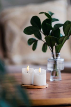 Jotex - Led-lys 2-pk Hvit - TINDRA - Kjøp LED-lys hos Jotex