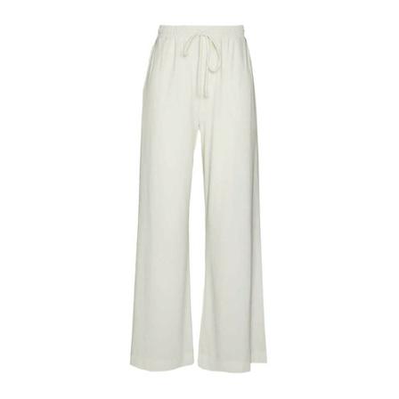 Max Mara, Wide Trousers Wit, Dames, Maat:M,elastisch
