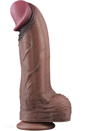 Lovetoy Dual Layered Silicone Cock XXL 33 cm - Woome.pl