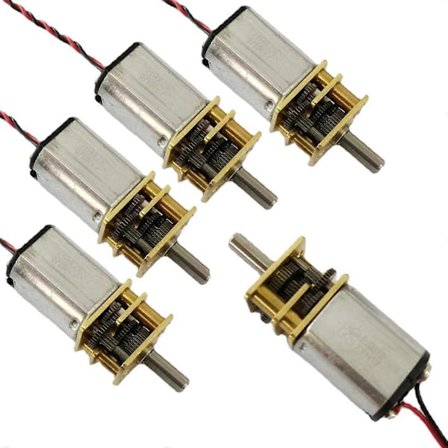 5 stk. Mikro N20 Gearmotor DC 3V-9V Lav Hastighed Fuld Metal Gearkasse Reducer Legetøj