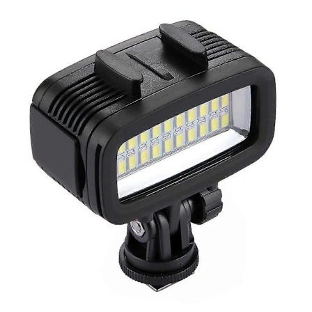 20 LED 40m Vanntett IPX8 Studio Lampe for GoPro 2025:e