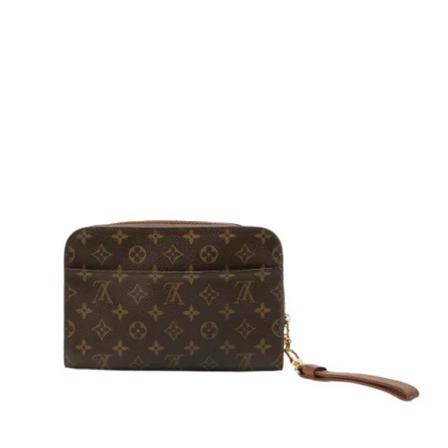 Louis Vuitton Vintage, Pre-owned Canvas pouches Bruin, Dames, Maat:ONE Size,leer