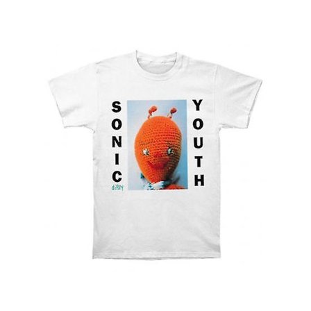 Sonic Youth smutsiga t-shirtkläder
