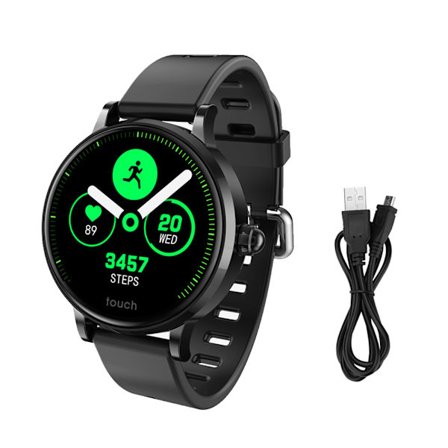 Damklocka 1,04 tum färgskärm display sport smart armband fitness monitor smartwatch