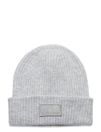 Ikaner Accessories Headwear Beanies Grey Munthe