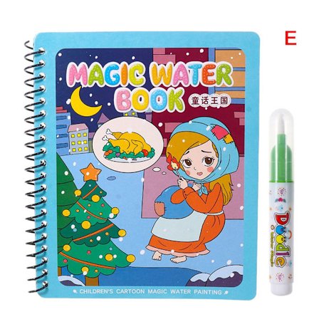 Magic Water Ritbok Målarbok EE
