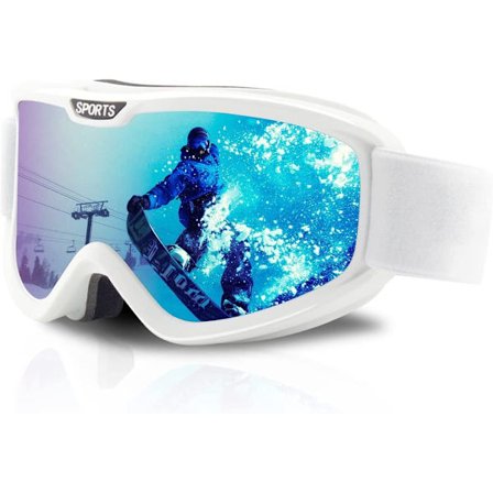 Laskettelulasit miehille ja naisille, OTG-muotoilu, huurtumista estävät lumilautailulasit UV-suojalla, silmälasien päälle sopivat laskettelulasit 