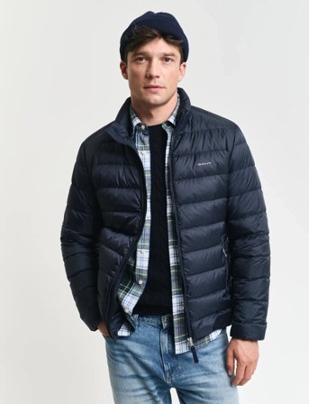 GANT Light Down Jacket - Navy - S
