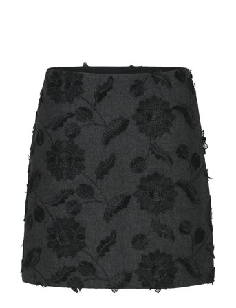 Almondbbjoannas Skirt Black Bruuns Bazaar