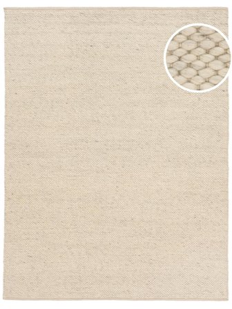 Stor Umea Matta - Ljusbeige 250X350 I Skandinavisk Stil