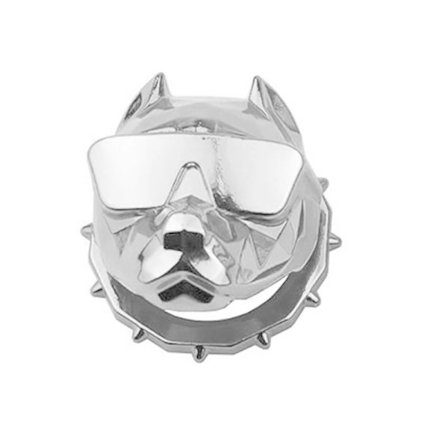 Bil Start Stop Knap Dæksel Kranium Tænding Beskyttelsesdæksel Tryk Start Knap Hundeformet Dæksel Dekoration