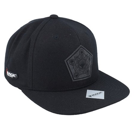 Magic: The Gathering - Černá snapback Kšiltovka - Mtg Mana Pentagonic Logo Black/Black Snapback @ Hatstore