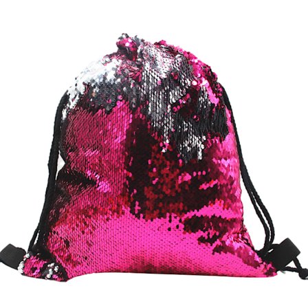 Glittrande Ryggsäck med Dragkedja Sjöjungfru Sekvens Dansväska